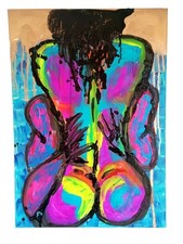 Tableau abstrait féminin - tableau,
