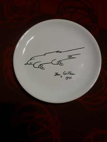 Assiette jean cocteau année -  assiette,