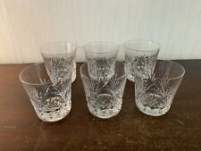 5 verres à whisky taillé modèle Chantilly cristal Saint Louis (prix à la pièce)