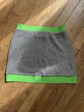 Minijupe jacquard tricoté