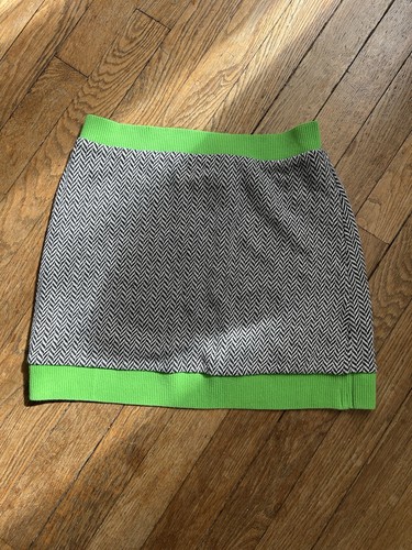 Minijupe jacquard tricoté