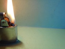 BRIQUET SILVER MATCH LIGHTER Feuerzeug 打火机 ACCENDINO ANSTEKER ljusare vžigalnik