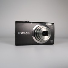 Canon Powershot A2400 IS Digital Camera Black 16MP 5X Case, SD Card - Excellent