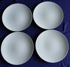 4 ASSIETTES DE PRÉSENTATION/PLAT À TARTE PORCELAINE MODULO GUY DEGRENNE