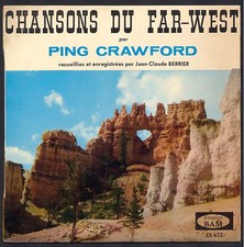 PING CRAWFORD CHANSONS DU FAR WEST FOLKSONGS LITTLE JOE THE WRANGLER 45T EP BAM