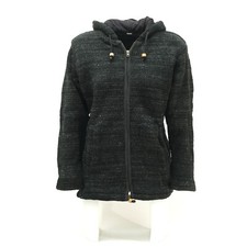 Gilet En Laine D'Hiver Noir Gris Beige S, M, L, XL Naturel