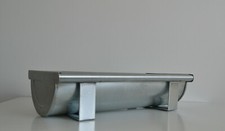 Jardinière zinc naturel Balconnière gouttière Pot à Fleurs Bac à Plante Légumes 