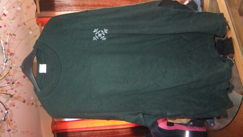 Superbe pull vert olive - pull,