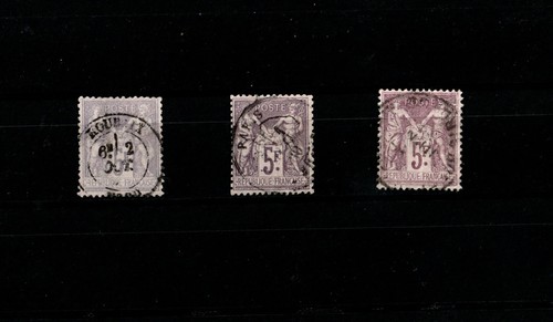 France obl 3 nuances - obl, n°
