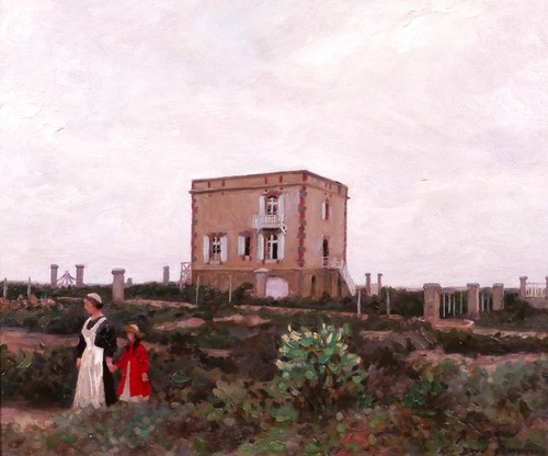 Antique painting alexandre - antique,