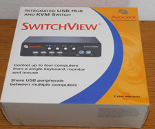 Avocent Switchview SV1400UP-EU 4 port switch USB/PS2 HYBRID commutateur KVM