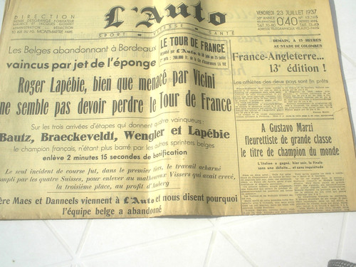 Auto 1937 tour - l'auto,
