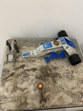 CAPTAIN POWER MATTEL 1987 MOBILE SKY BIKE  LAUNCHER POUR PIÈCES JUNK CONDITION