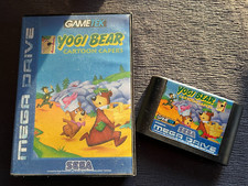 SEGA Megadrive Yogi Bear Cartoon Capers en boîte sans notice en bon état!
