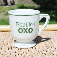 Tasse / brûlot publicitaire en porcelaine / Bouillon Oxo Compagnie Liebig