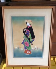 Taikan Geisha Painting