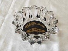 Ancien Cendrier de table en verre publicité Agri Loisirs Pantier Blanchard