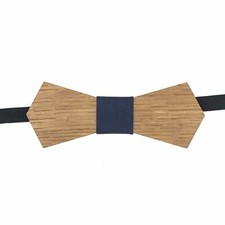 Noeud Papillon Bois "Pointu" -