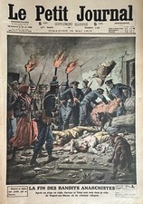 LE PETIT JOURNAL 1912 N° 1123 FIN DE LA BANDE A BONNOT - GENERAL DUMAS