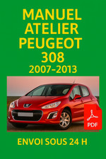 Manuel Atelier Peugeot 308 2007-2013 RTA Revue Technique Français Auto CD PDF
