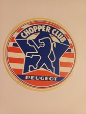 autocollant vintage Chopper