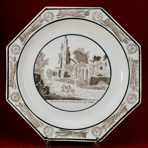Assiette montereau faïence - montereau,
