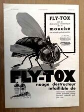 Publicité de 1937 FLYTOX insecticide mouches moustique - dessin EREL  - 1999