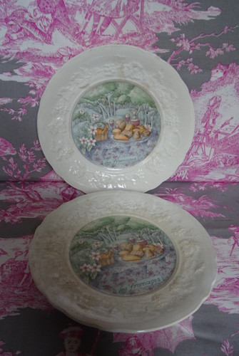 Assiettes fromages gien les - assiettes,