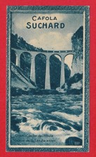 Swiss Card Chocolat Suchard: Viaduct Albula Railway line, Switzerland (1935)