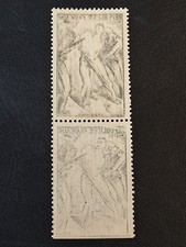 VARIÉTÉ - Résistance , Maury 790 impression recto-verso 