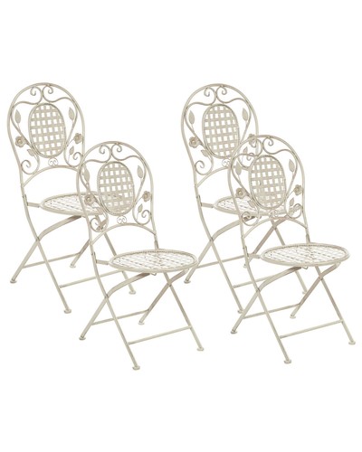 Beliani lot 4 chaises - -, de