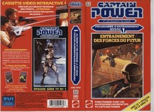 VHS-CAPTAIN POWER- LES SOLDATS DU FUTUR-PROGRAMME D ENTRAINEMENT NIVEAU 1-MATTEL