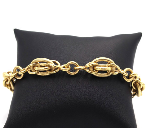 Bracelet jaune 18k à - en,