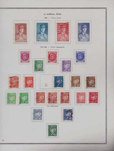 Lot timbres france - de,