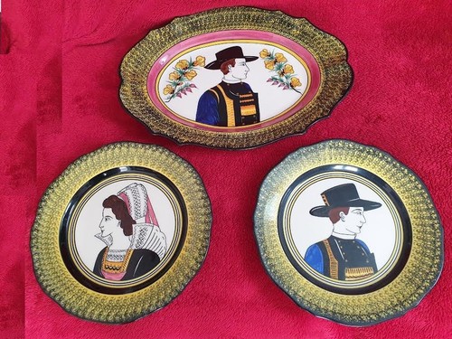 Porquier beau assiette plat - beau,