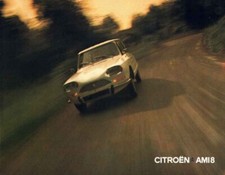 Catalogue brochure Citroën Ami 8 / Break 08/1972 Belgique en flamand / vlaams