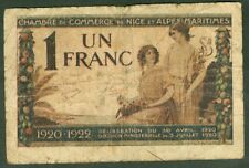 NECESSITE 1 FRANC CHAMBRE DE