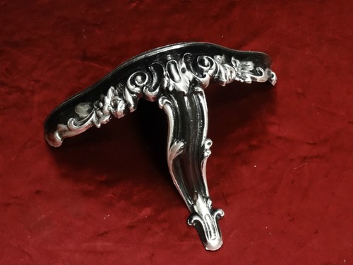 Console baroque noir argent - m, noir/argent
