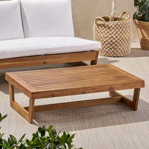 Sherwood teak brown rectangle - brown,