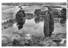 DA-BFP1-0367-49 - CHALLAIN-LA-POTHERIE - En avion au-dessus - La pièce d'eau