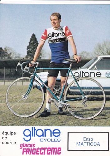 Cyclisme carte cycliste - cycliste, enzo