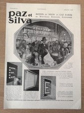 Publicité 1930 Paz & Silva Motifs au Néon gaz rare enseignes lumineuses 2826