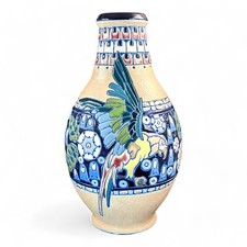 Vase Majolique Art Nouveau Par