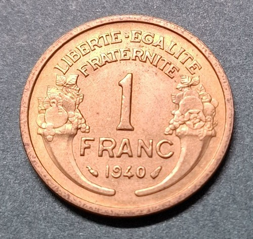 Pièce monnaie franc - monnaie, 1