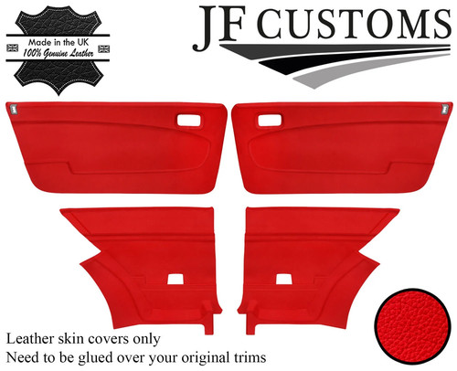 Rouge italien cuir porte - rouge,