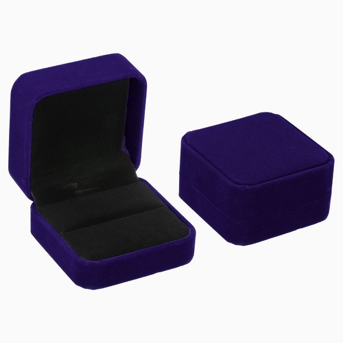 Velours bague boîte - 2, paquet