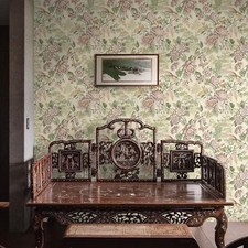 Oiseau Rose Jardin Papier