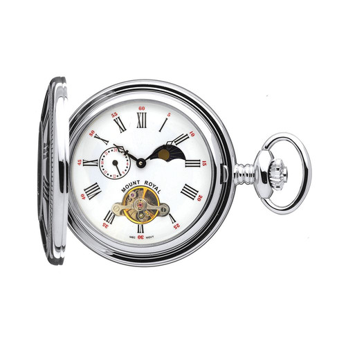 Montre gousset squelette - gousset, half