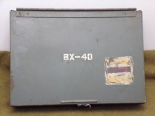 Boite BX/40 quartz radio BC/659 US code TQM WW2 signal corps crystal box