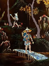 Panneau de bois laqué